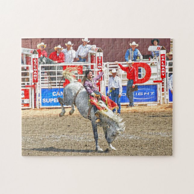 Calgary Cowboys and Rodeo. Jigsaw Puzzle (Horizontal)