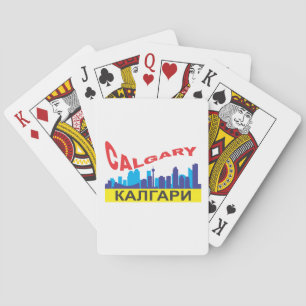 Calgary cyrillic playing cards