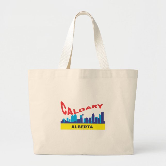 Calgary Large Tote Bag (Front)