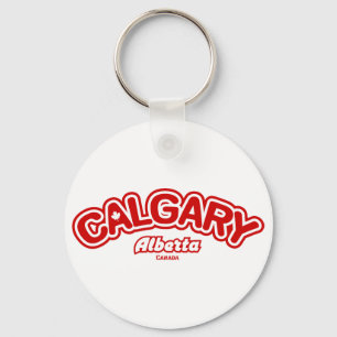 Calgary Leaf Keychain