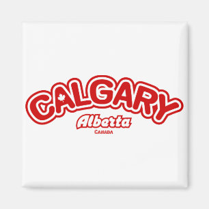Calgary Leaf Magnet