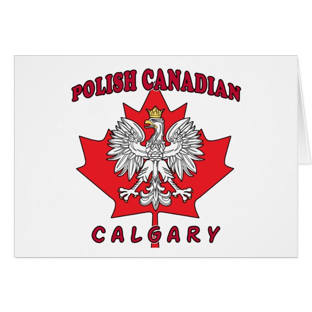 Calgary Polish Canadian Leaf (Front Horizontal)