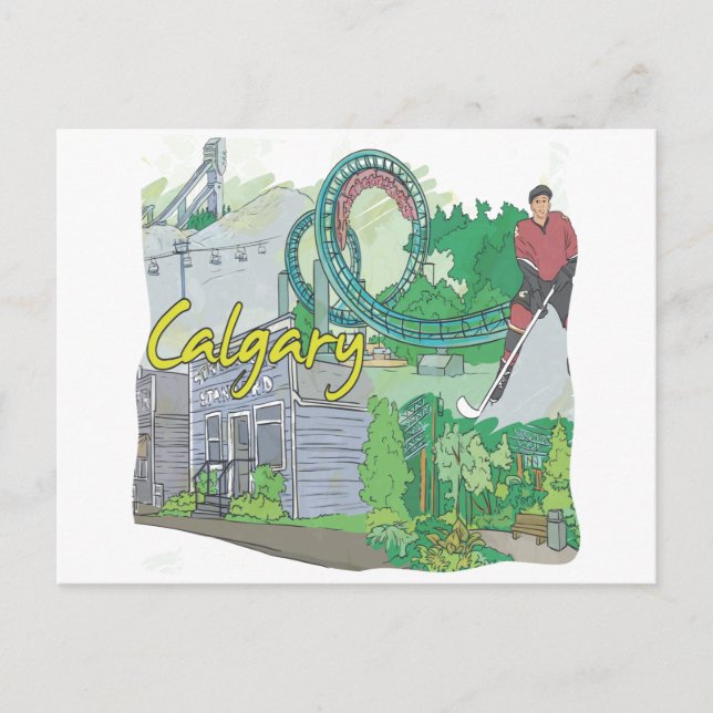 Calgary Postcard (Front)