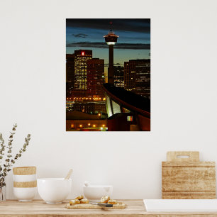 Calgary Skyline Framed Print