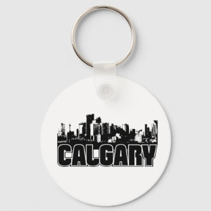 Calgary Skyline Keychain