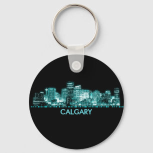 Calgary Skyline Keychain