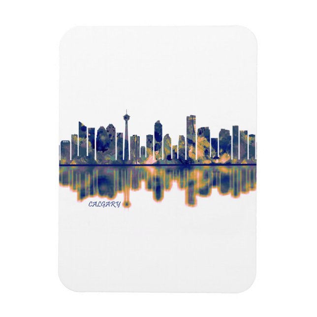 Calgary Skyline Magnet (Vertical)