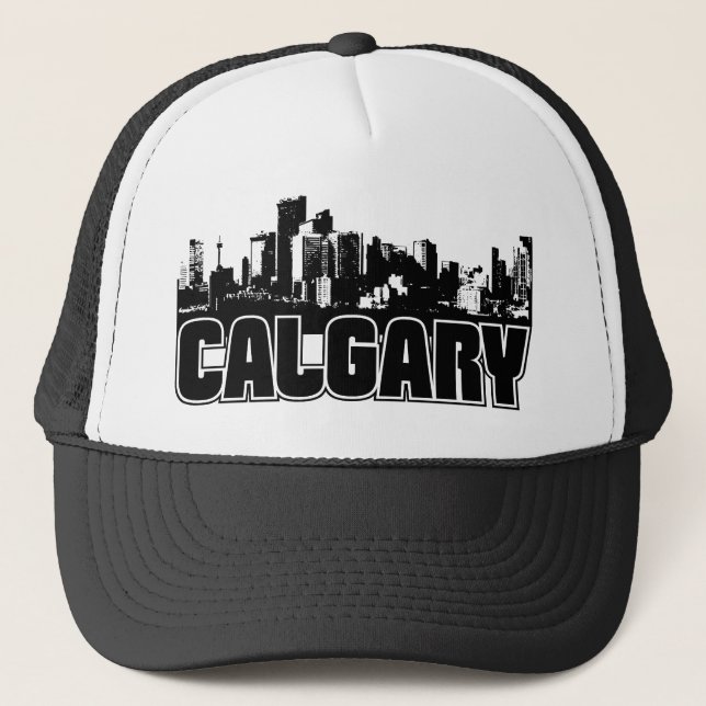 Calgary Skyline Trucker Hat (Front)