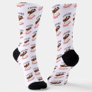 Calgary Yeehaw Stampede Socks