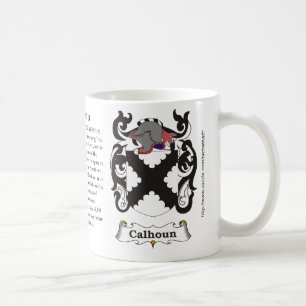 Calhoun, the origin and meaning on a mug