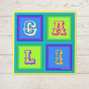 Cali Colombia modern colourful Magnet