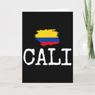 Cali Colombia Vacation Souvenir Colombian Women Me Card