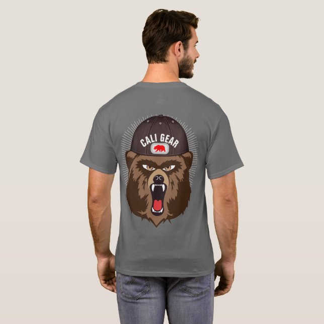 Cali Gear Big Bear Double Sided T-Shirt (Back Full)