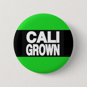 Cali Grown 2 Green Inch Round Button