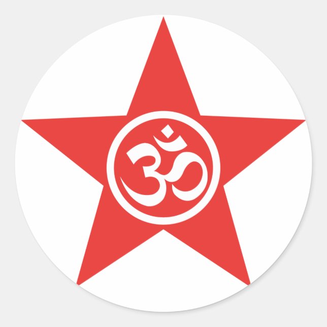 Cali☆karma ~ OM Star Sticker (Front)