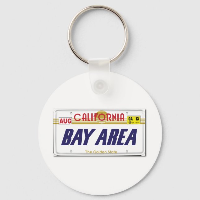 Cali License Plates Keychain (Front)