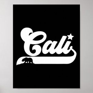 Cali Vintage California Bear Usa State Beauty Desi Poster