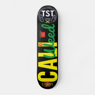 CALI WEED  / TST Skateboard, 7¾" Deck Skateboard