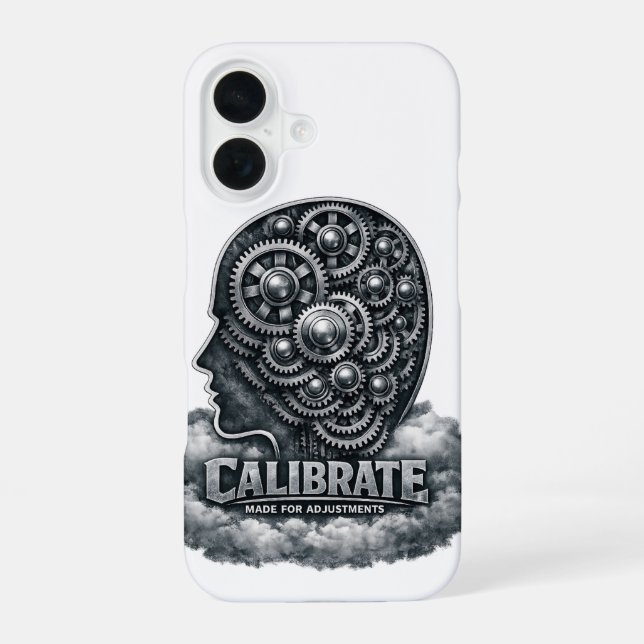 CalibrateMind iPhone 16 Case (Back)