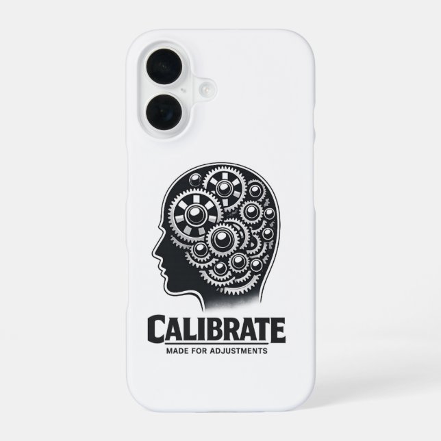 CalibrateMind iPhone 16 Case (Back)