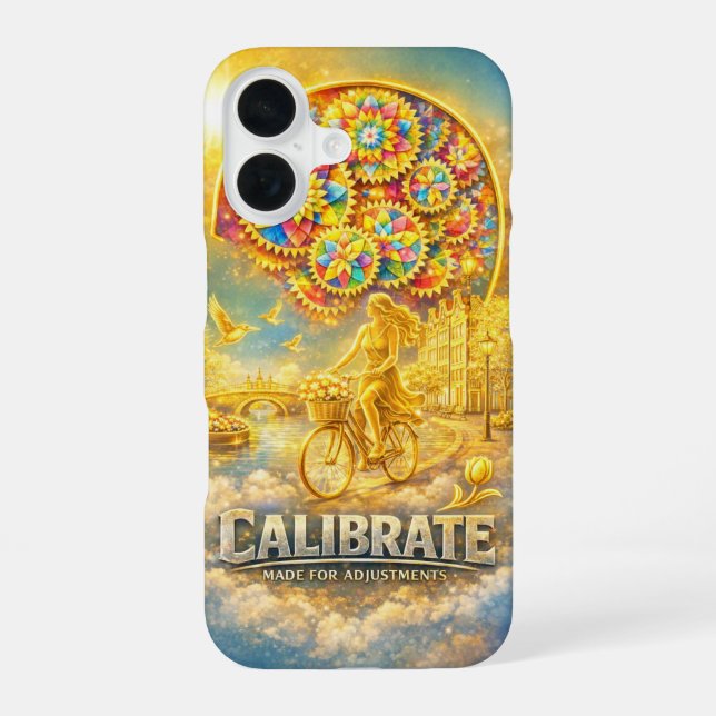 CalibrateMind iPhone 16 Case (Back)