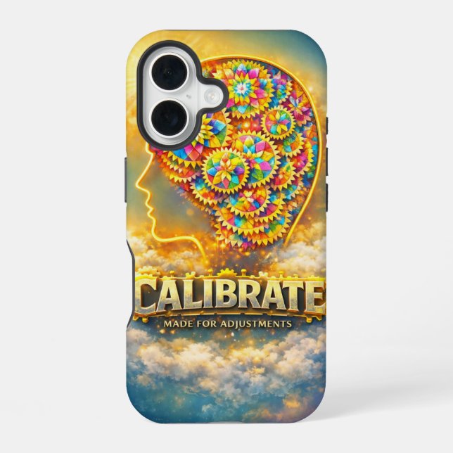 CalibrateMind iPhone 16 Case (Back)