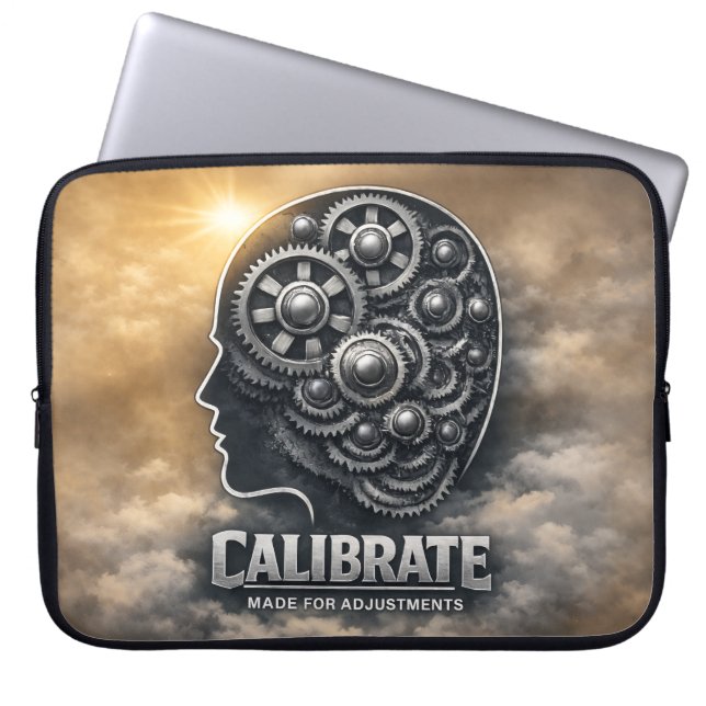 CalibrateMind Laptop Sleeve (Front)