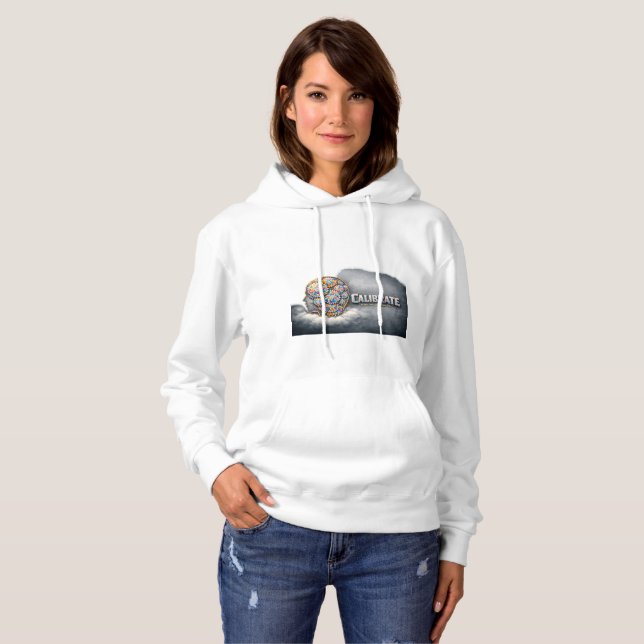 CalibrateMind Sweat à capuche (Devant entier)