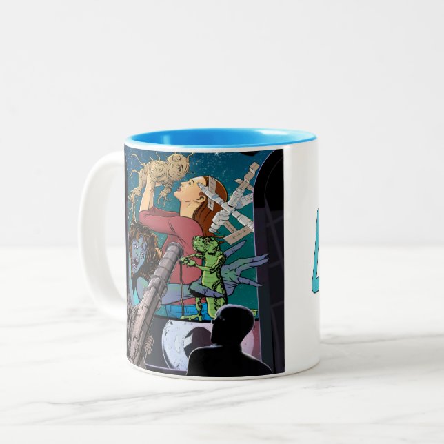 Calibre Presents V4 coffee mug (Front Left)