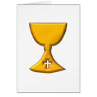 Calice "à trois dimensions" d'or