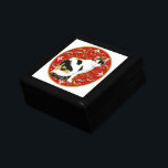 Calico Cat Baroque Gift Box<br><div class="desc">A calico cat poses on a beautiful ornate background,  from original artwork by Artellus inspired by the artist’s own cats. Artellus Artworks features ORIGINAL PAINTINGS & ARTWORK by the artist - not stock photographs or clipart - on all the products.</div>