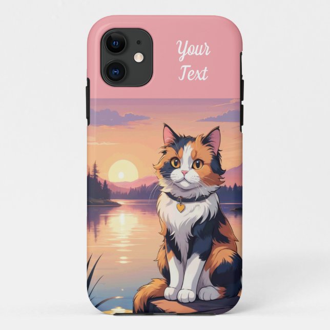 Calico Cat by Lake Case-Mate iPhone Case (Back)