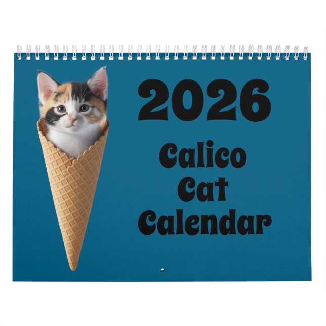 Calico Cat Calendar (Cover)