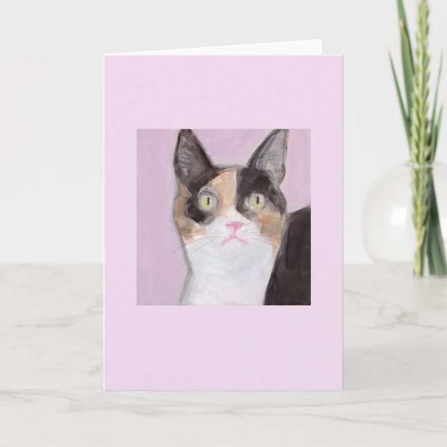 Calico Cat Card (Front)