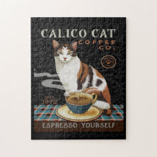Calico Cat Coffee Company 2 Jigsaw Puzzle