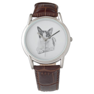 Calico Cat Comic Halftone Watch