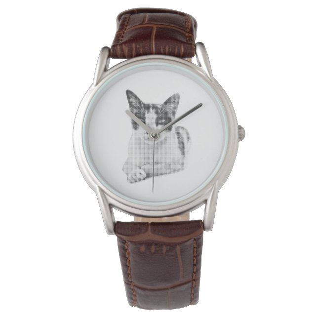 Calico Cat Comic Halftone Watch (Front)
