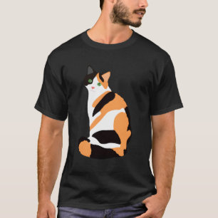 Calico Cat Drawing Calico Calico T-Shirt
