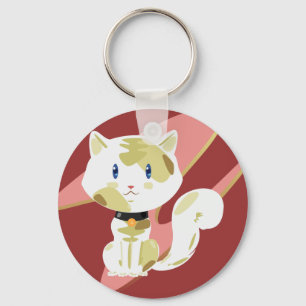 Calico Cat Keychain