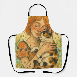 Calico Cat Mom Apron