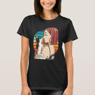 Calico Cat Mom Cute Pet Kitten Cat Lady Vintage T-Shirt