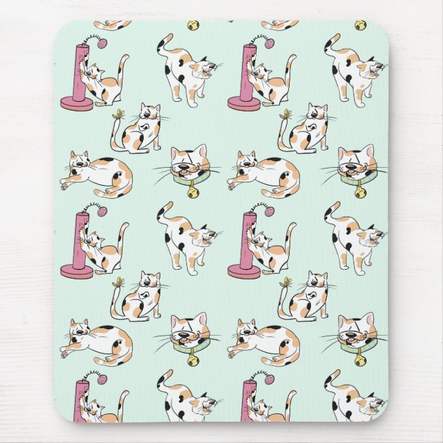 Calico Cat Mousepad (Front)