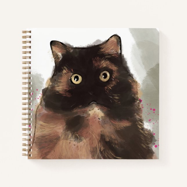 Calico Cat Notebook (Front)