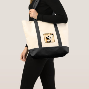 Calico Cat Personalized Tote Bag