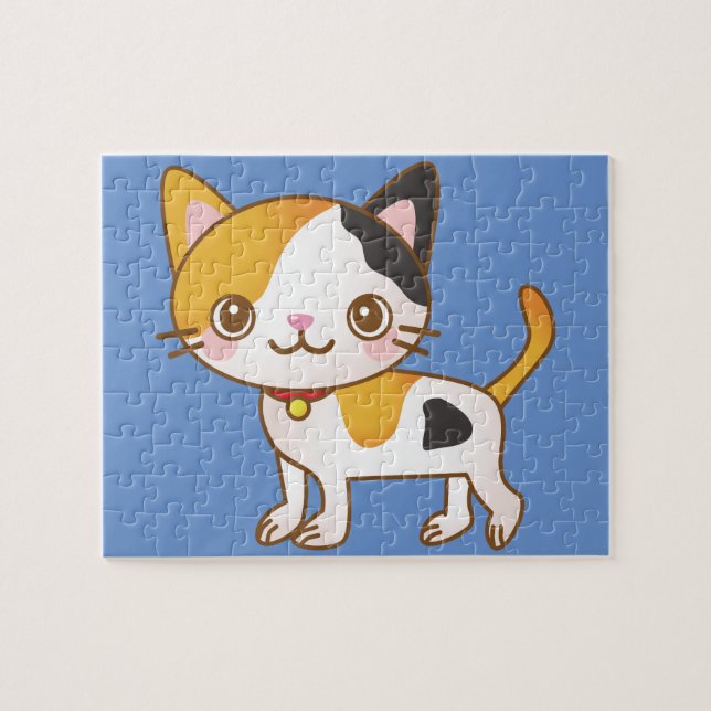 calico cat puzzle (Horizontal)
