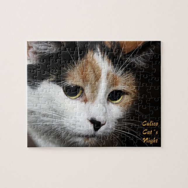 Calico Cat´s Night Puzzle (Horizontal)