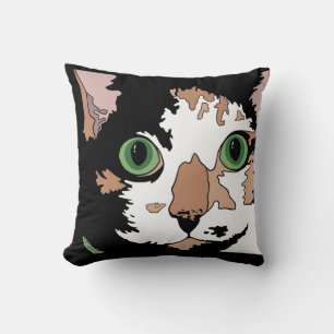 Calico Cat   Throw Pillow