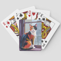 Calico Cat | Watercolor Windowsill Pet