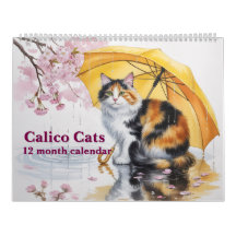 Calico Cats Calendar