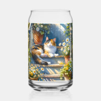 Calico Chat sur Porc Floral Cottagecore
